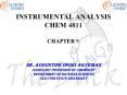 INSTRUMENTAL ANALYSIS CHEM 4811 PowerPoint PPT Presentation