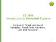 EE 319K Introduction to Embedded Systems PowerPoint PPT Presentation