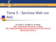 Tema 5 - Servicios Web con Axis