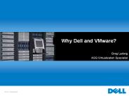 Why Dell and VMware?