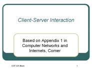 Client-Server Interaction