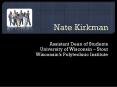 Nate Kirkman PowerPoint PPT Presentation