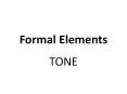 Formal Elements PowerPoint PPT Presentation