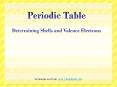 Periodic Table  Determining Shells and Valence Electrons PowerPoint PPT Presentation