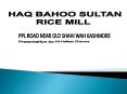 Rice Milling is an important activity in rural areas both for self-sustenance as well as source of subsidiary income to small farmers PowerPoint PPT Presentation