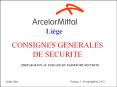CONSIGNES GENERALES DE SECURITE PowerPoint PPT Presentation