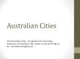 Australian Cities - Explore Major cities and places to see PowerPoint PPT Presentation
