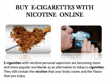 Buy E-Cigarettes with Nicotine Online (1)