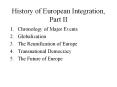 History of European Integration, Part II PowerPoint PPT Presentation