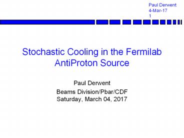 Stochastic Cooling in the Fermilab AntiProton Source