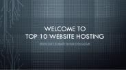 Top 10 Website Hosting