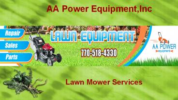 Toro Lawn Mower Repair