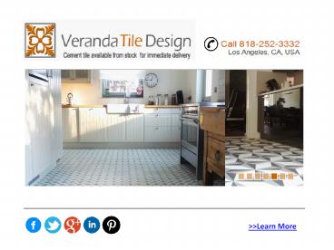 Veranda TIle Design
