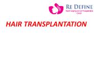 Hair Plantation  In Hyderabad