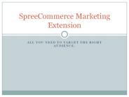 Spreecommerce Marketing