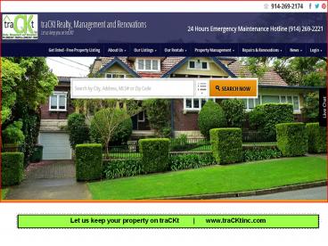 traCKt Realty, Management and Renovations