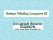 Screen Printing Company RI