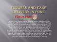 Flowers and Cake Delivery in Pune PowerPoint PPT Presentation