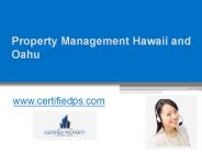 Property Management Companies Honolulu - www.certifiedps.com