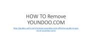 How to remove youndoo.com