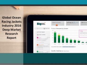 Global Ocean Racing Jackets Industry News, Growth & Application 2016