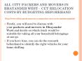 All city packers and movers in Bhayander West – cut relocation costs by budgeting beforehand PowerPoint PPT Presentation