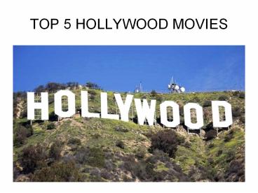 top 5 hollywood movies of 2016