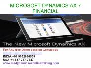Microsoft Dynamics Ax 7 Financial Online Training