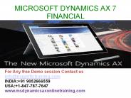 Microsoft Dynamics AX 7 Financial Online Training