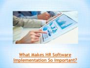 What Makes HR Software Implementation So Important?