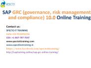 SAP GRC online training
