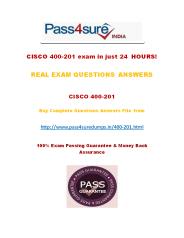Pass4sure 400-201  Braindumps