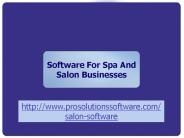 Software For Spa And Salon Businesses