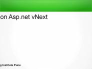 An Overview ASP.NET vNEXT - CRB Tech