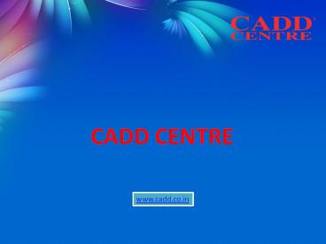 AutoCAD Training Centre,GD & T Training,STAAD Pro