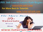 PSY 360 Course Career Path Begins / tutorialrank.com
