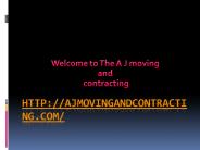 Local Moving Company