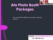 Find Best Photo Booth Package