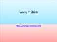 Pink Colour Funny T Shirts PowerPoint PPT Presentation