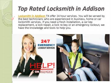Top Rated Locksmith in Addison