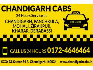 Cabs in Chandigarh 0172-4646464