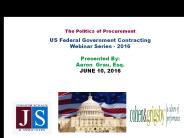 FEDERAL Govt Contracting - The Politics Of Procurement