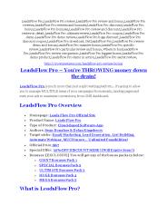 LeadsFlow Pro Review & LeadsFlow Pro $16,700 bonuses