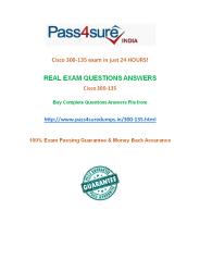 Pass4sure 300-135  Study Guide