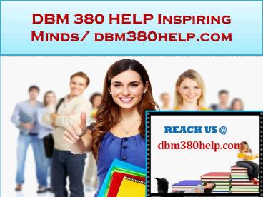 DBM 380 HELP NEW Real Success /dbm380help.com (1)