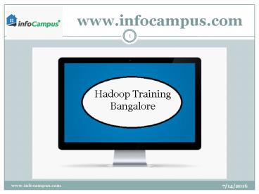 Hadoop Training Bangalore, Best Hadoop Training Institute Bangalore Marathahalli