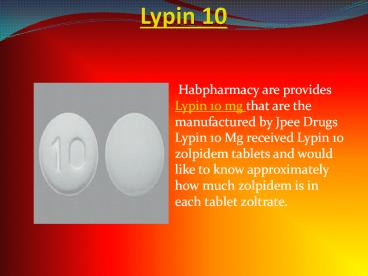 lypin 10 mg