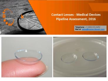 Contact Lenses - Medical Devices Pipeline inspection
