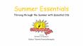 Summer Essentials PowerPoint PPT Presentation