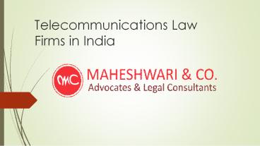 Best Telecommunications law Firms in Delhi India